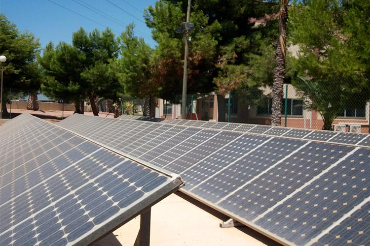 placas solares en la depuradora de rincón de león